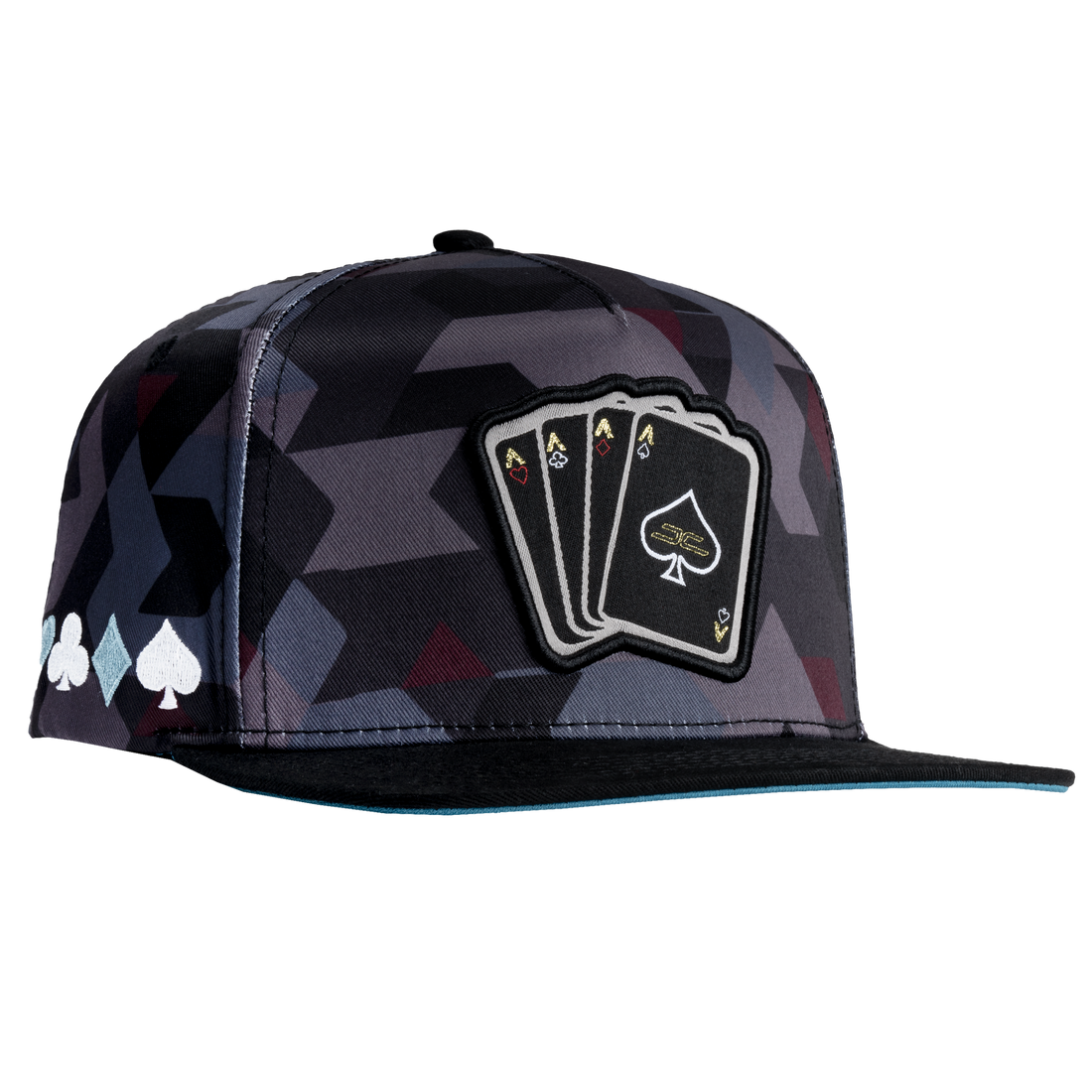 Poker blue Jc Hats