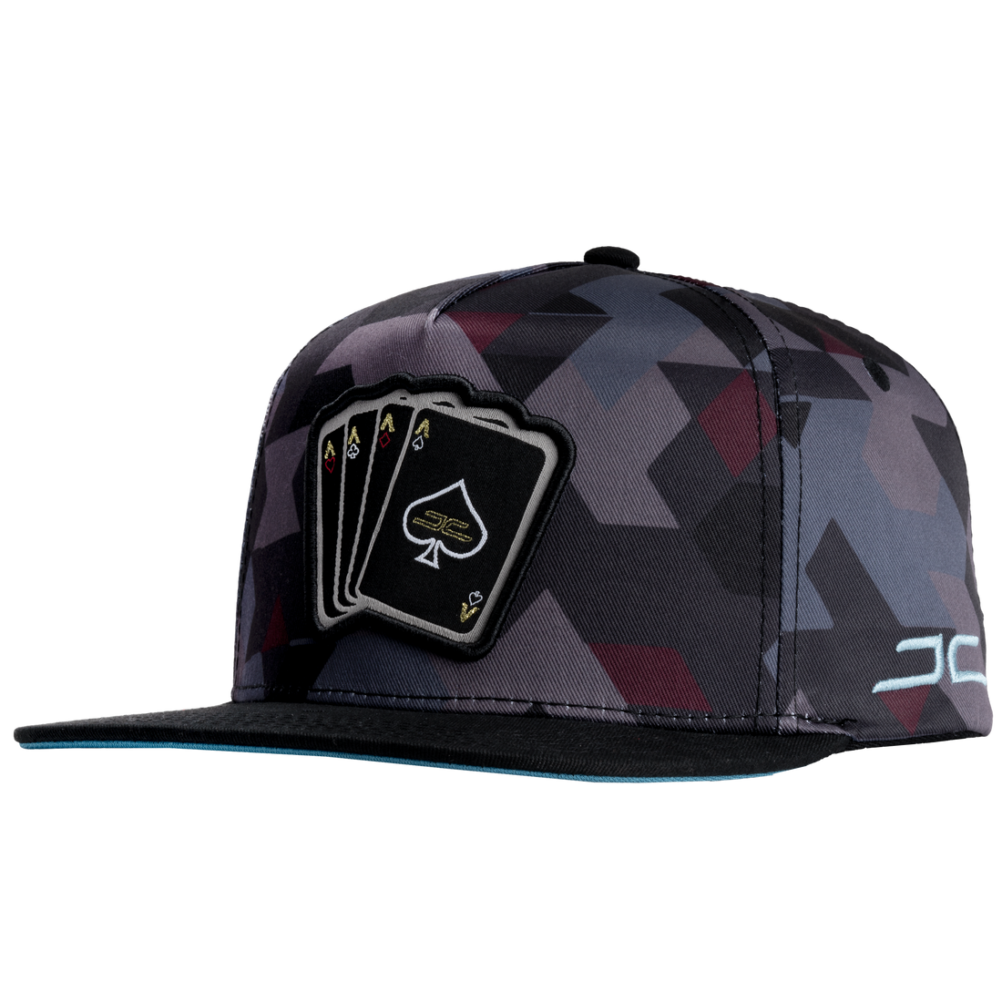 Poker blue Jc Hats